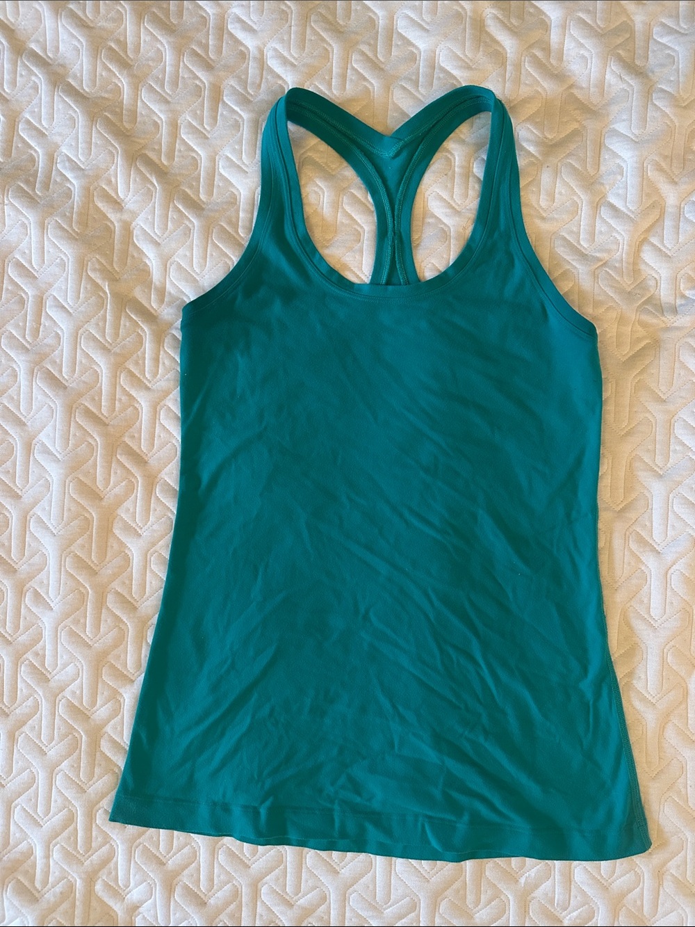 lululemon athletica Teal Racerback Tank Top